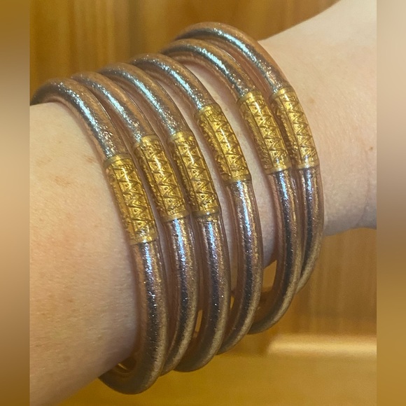 Champagne Budha Bracelets -  Size Large - Picture 4 of 7